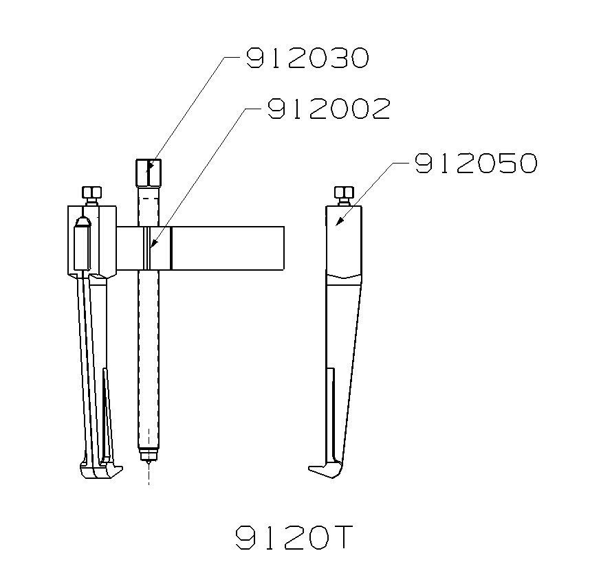 EXTRACTOR FORZA SERIE 9100T DE 3 PATAS